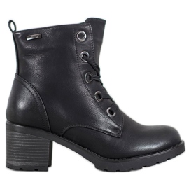 Goodin Stivali casual con tacco alto nero