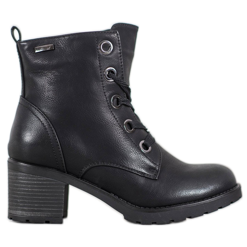 Goodin Stivali casual con tacco alto nero