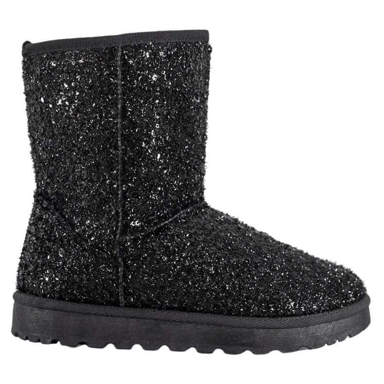 SHELOVET Mukluki caldo con paillettes nero
