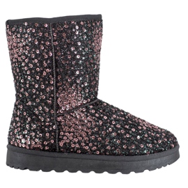 SHELOVET Mukluki caldo con paillettes multicolore