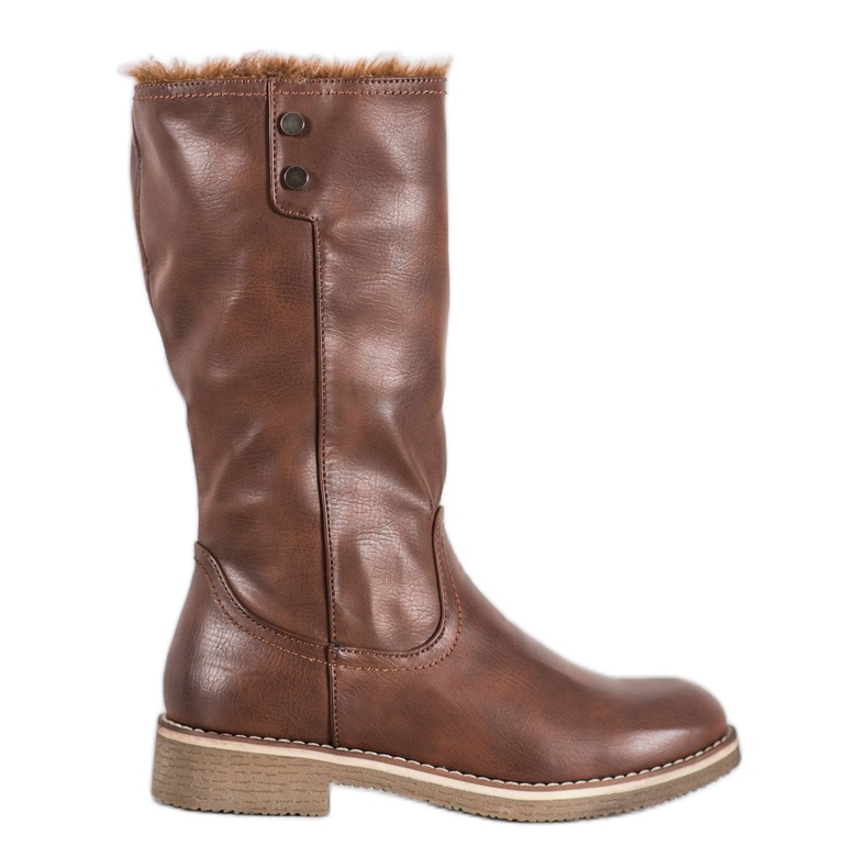SDS Stivali Con Gambo Arrotolato marrone