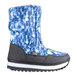 SHELOVET Stivali da neve con applicazione blu