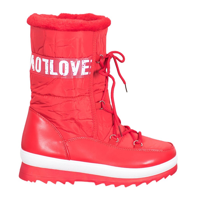 SHELOVET Adoro gli stivali da neve rosso
