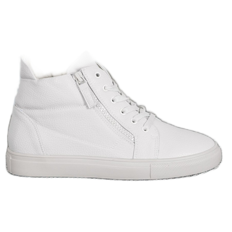 Sergio Leone Sneakers bianche sulla piattaforma bianca
