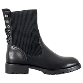 SDS Stivali slip-on nero