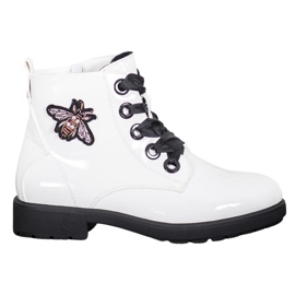 Sergio Leone Stivali Con Applicazione bianco