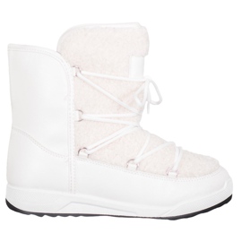 Small Swan Stivali invernali con montone bianco