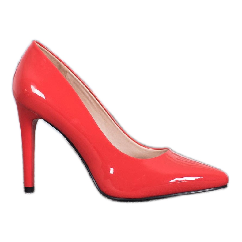 Sergio Leone Tacchi Verniciati Alla Moda rosso