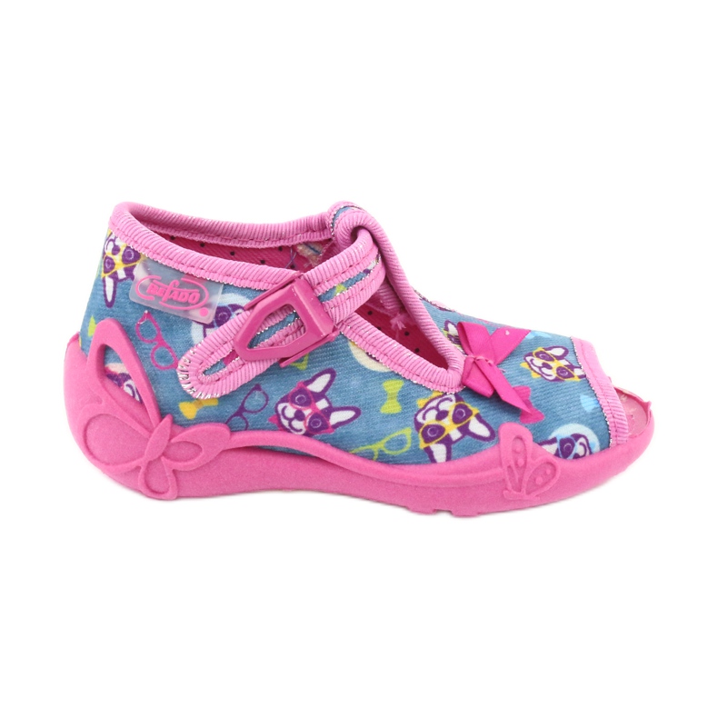 Scarpe per bambini Befado rosa 213P113 blu multicolore