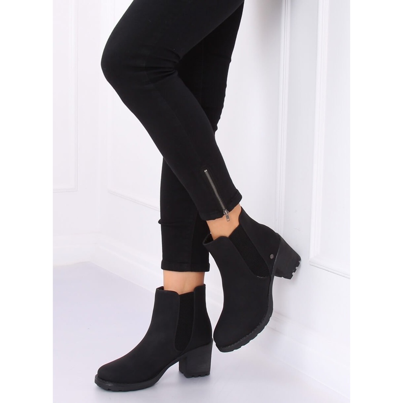 Stivali Jodhpur neri L2065 Nero II grado nero