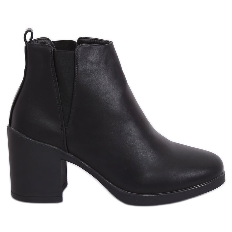 Stivali neri con tacco alto di Emily Black nero