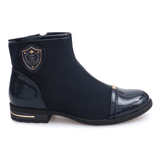 Stivali eleganti, scarpe 1956 Navy blu navy