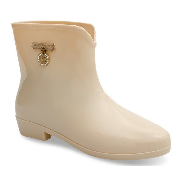Stivali Wellington con fiocco BL01 Beige