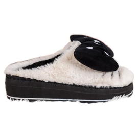 Seastar Pantofole Sulla Piattaforma bianco nero