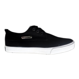 Sneakers casual in tessuto Y011 nere nero