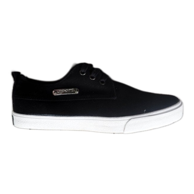 Sneakers casual in tessuto Y011 nere nero