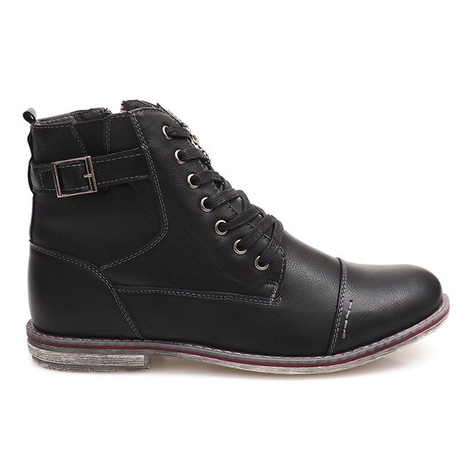 Stivali Alti Caldi Legati 85787 Nero