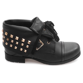 Stivali 2W1 Con Borchie 1621 Nero