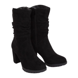 Stivali neri con tacco alto 7597-GG Black nero