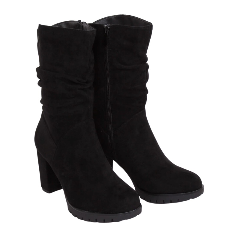 Stivali neri con tacco alto 7597-GG Black nero