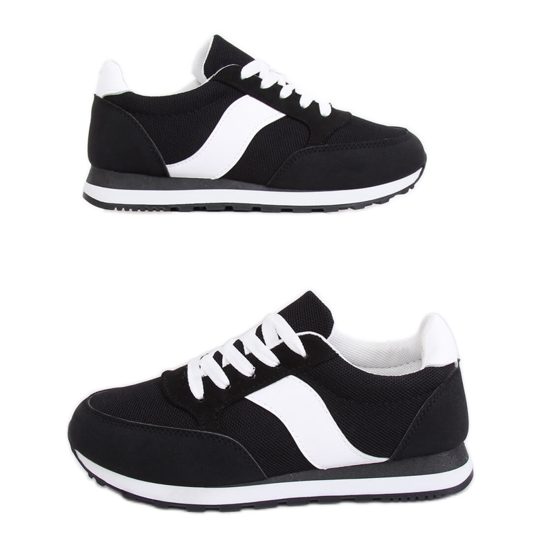 Nero BL189P Scarpe sportive nere bianca
