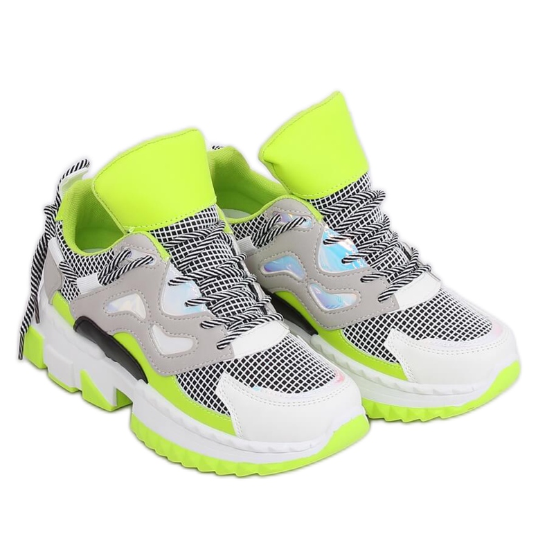 LA67P Sneakers verdi multicolore