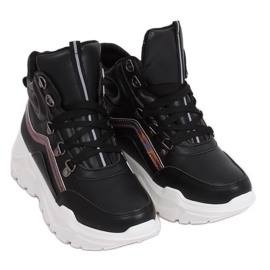 Scarpe sportive nere alla caviglia RB-3348 Black nero