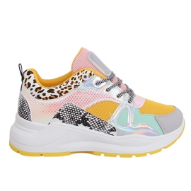 NB317P Scarpe sportive gialle multicolore