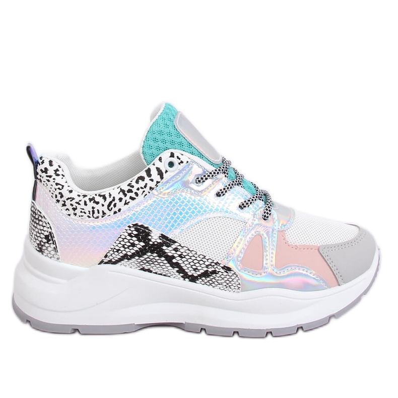 NB317P Scarpe sportive bianche multicolore