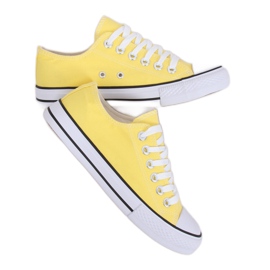 Sneakers classiche da donna gialle 7050Y Yellow giallo