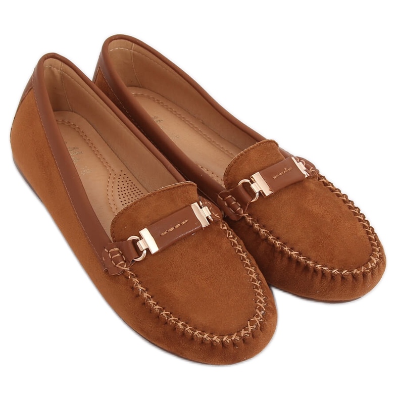 Mocassini da donna cammello FM3024 Camel marrone