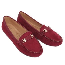 Mocassini donna bordeaux FM3024 Wine rosso