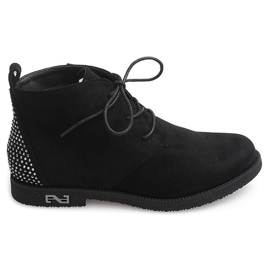 Stivali Legati Con Paillettes H543 Nero