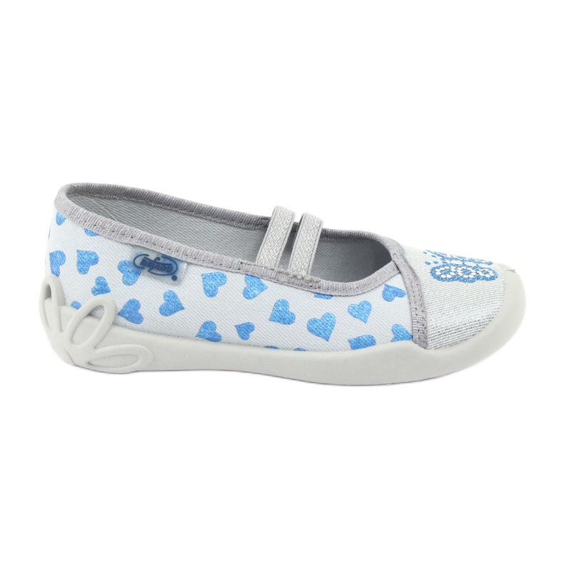 Befado cuori scarpe per bambini 116X267 blu grigio