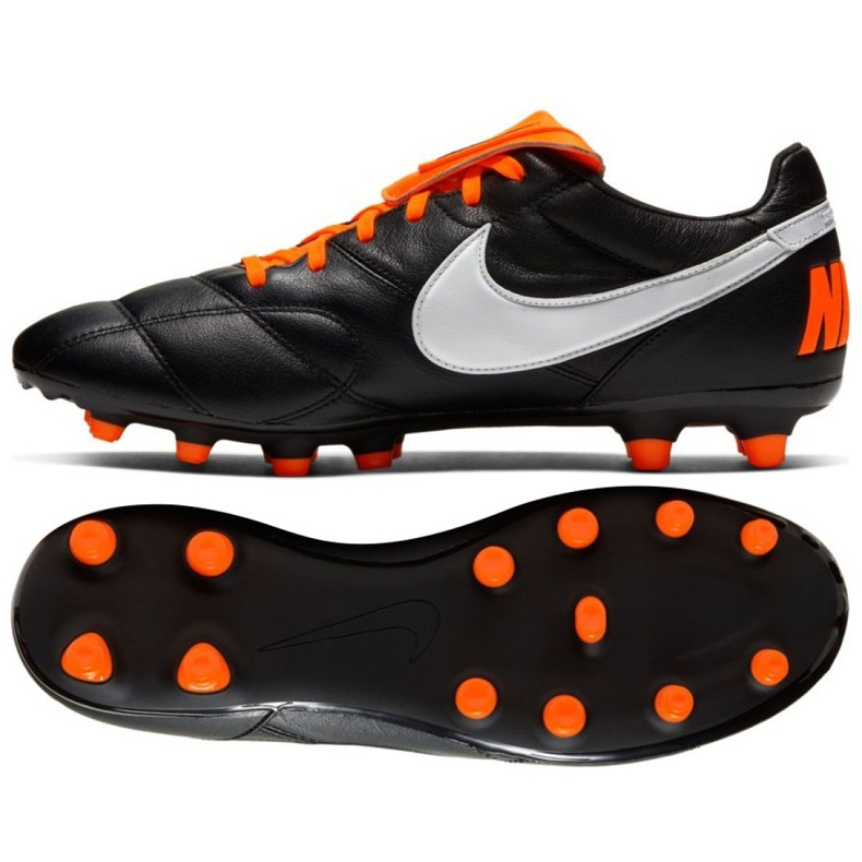 Nike The Premier Ii Fg M 917803-018 scarpe da calcio nero nero