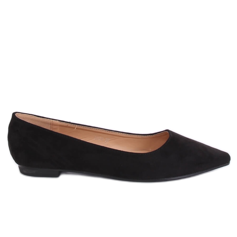 Ballerine a punta nere A822 Nero