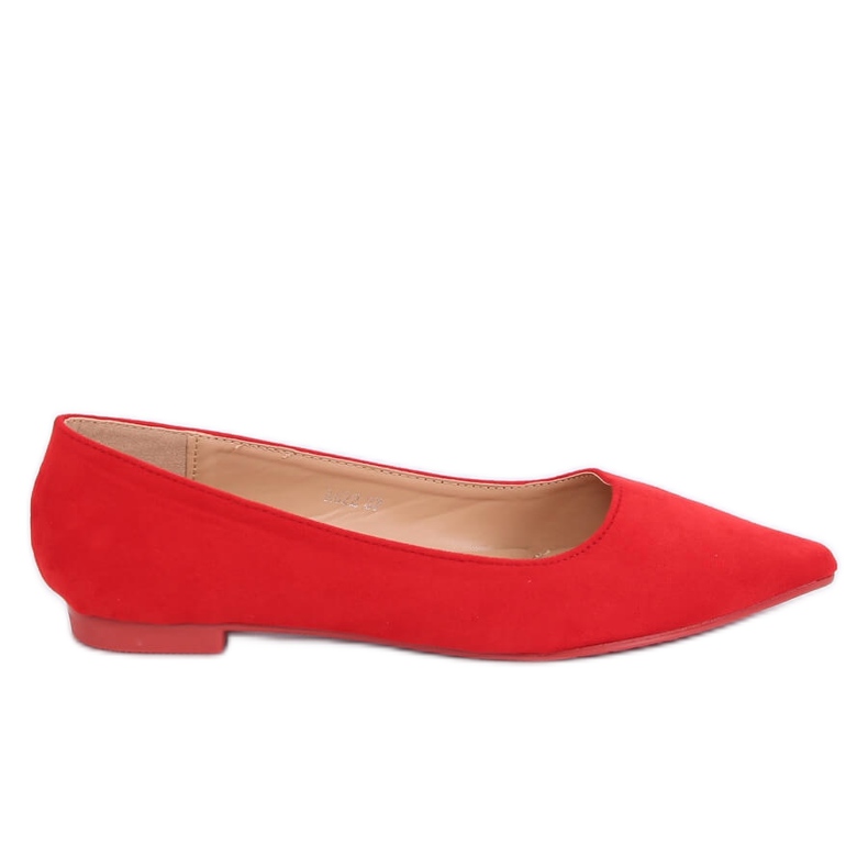 Ballerine a punta rosse A822 Rosso