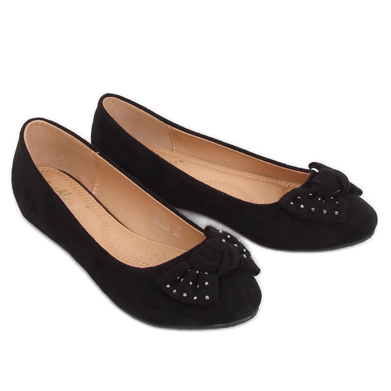 Ballerine nere con zeppa FM217-13 Nere nero