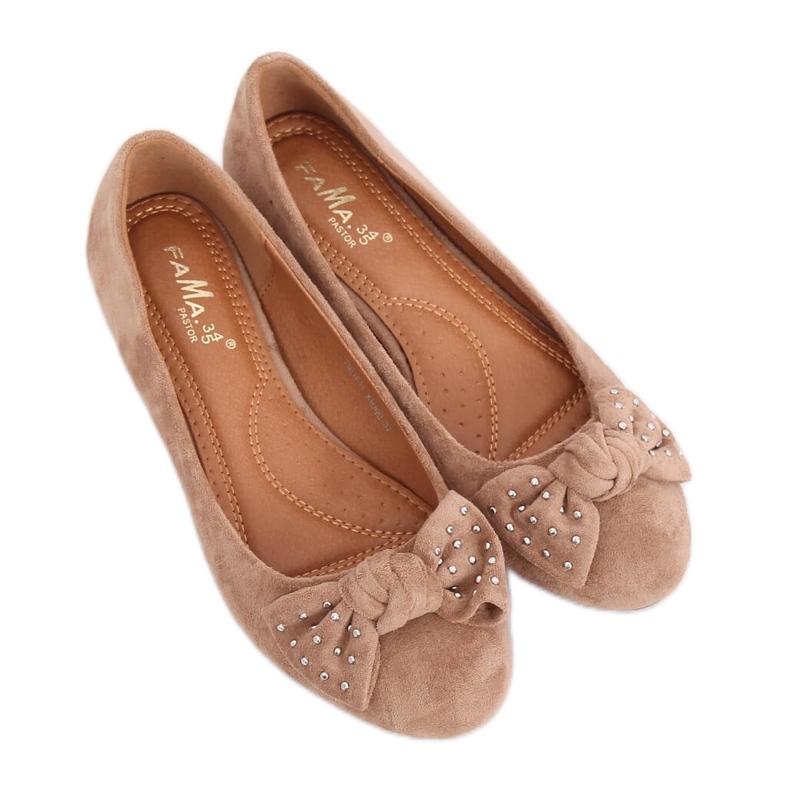 Ballerine beige FM217-13 Kaki