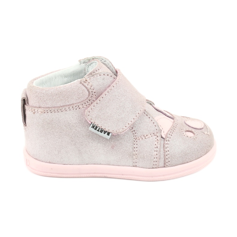 Stivaletti con velcro Koala Bartek 71150 rosa grigio