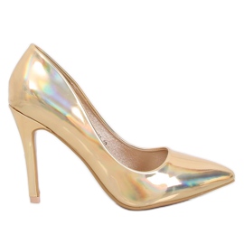 Spille metalliche dorate GG-71P Gold II Quality d'oro