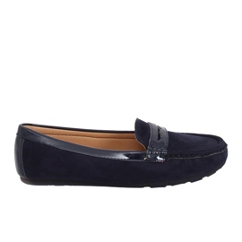 Mocassini da donna blu navy FM2958-3 Blu