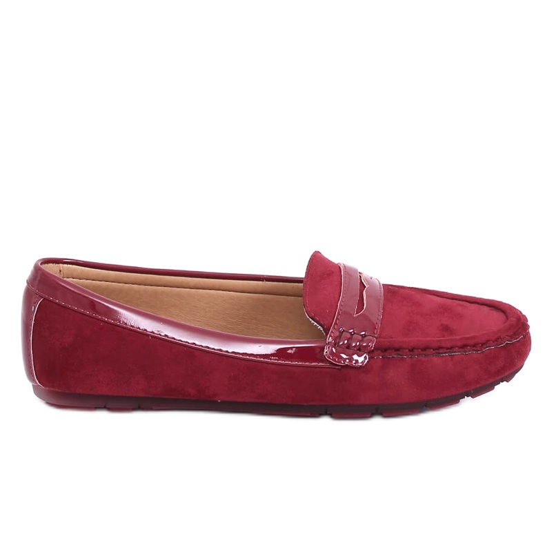 Mocassini donna bordeaux FM2958-3 Wine rosso