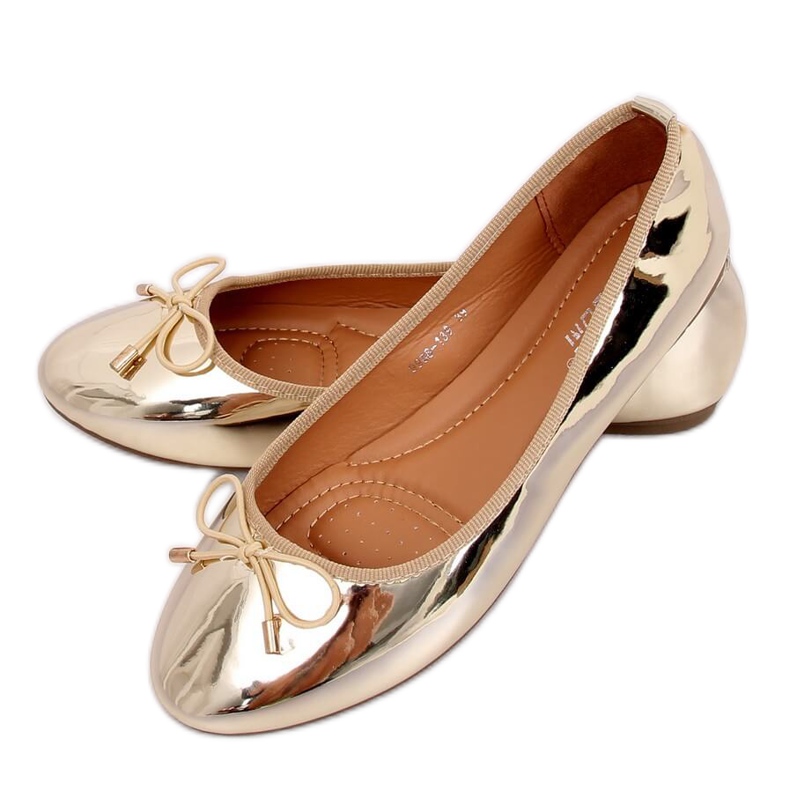 Ballerine oro metallizzato 9988-139 Gold II Quality d'oro