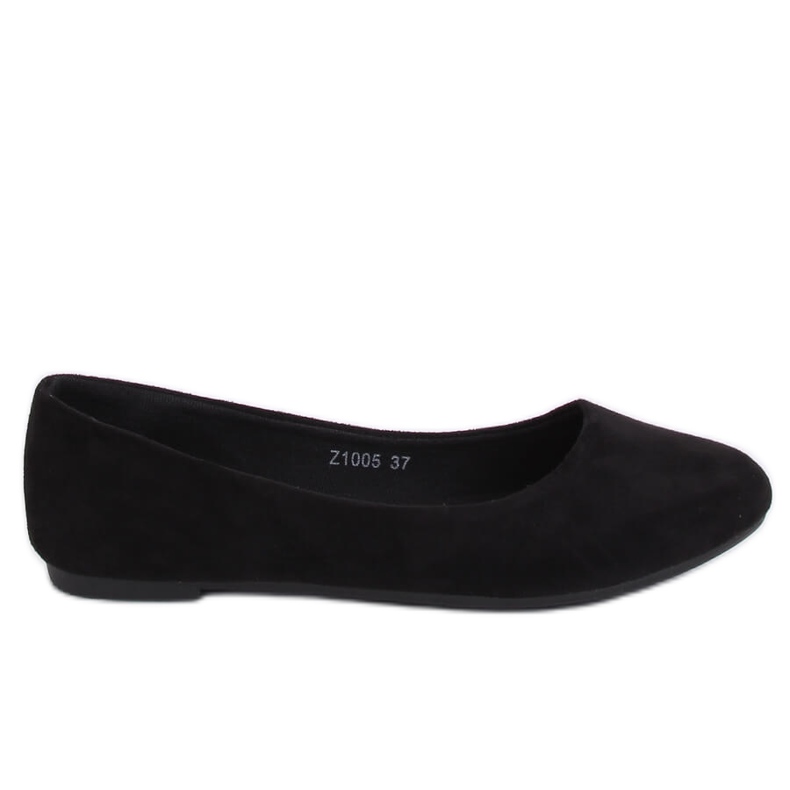 Ballerine nere tinta unita Z1005 Black nero