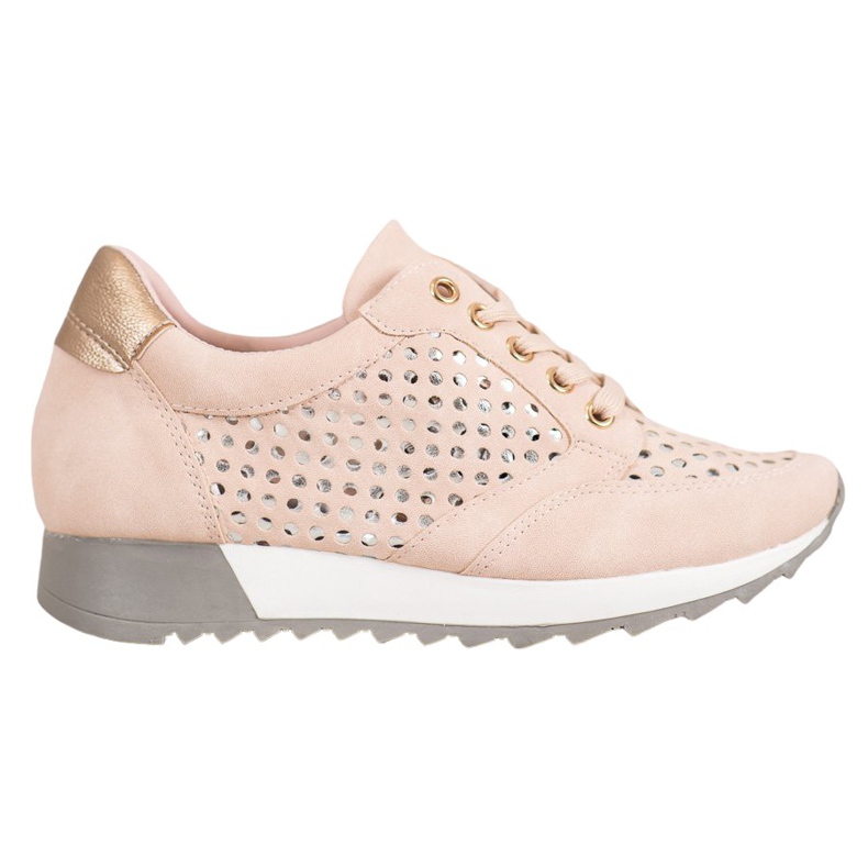 Kylie Scarpe traforate sulla piattaforma rosa