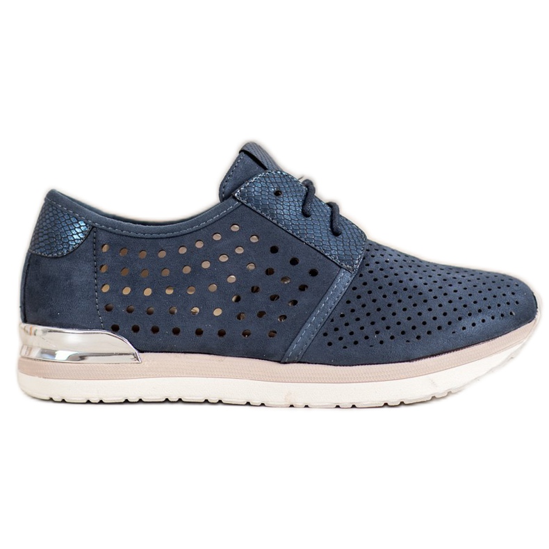 Aclys Scarpe blu navy traforate