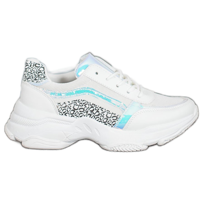 SHELOVET Sneakers Con Effetto Holo bianca