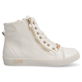 Sneakers Alte Y406 Bianche bianco