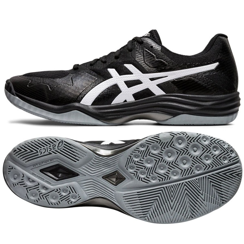 Asics Gel Tactic M 1071A031-003 scarpe nero nero